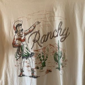 Distressed Ranchy Tee